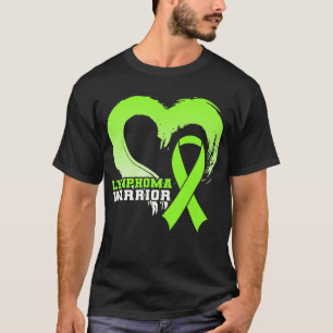 Camiseta Corazón de la Conciencia del Guerrero del Linfoma