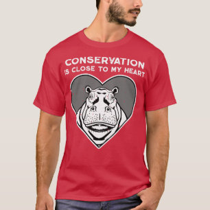 Camiseta Corazón de la conservación de Hippo