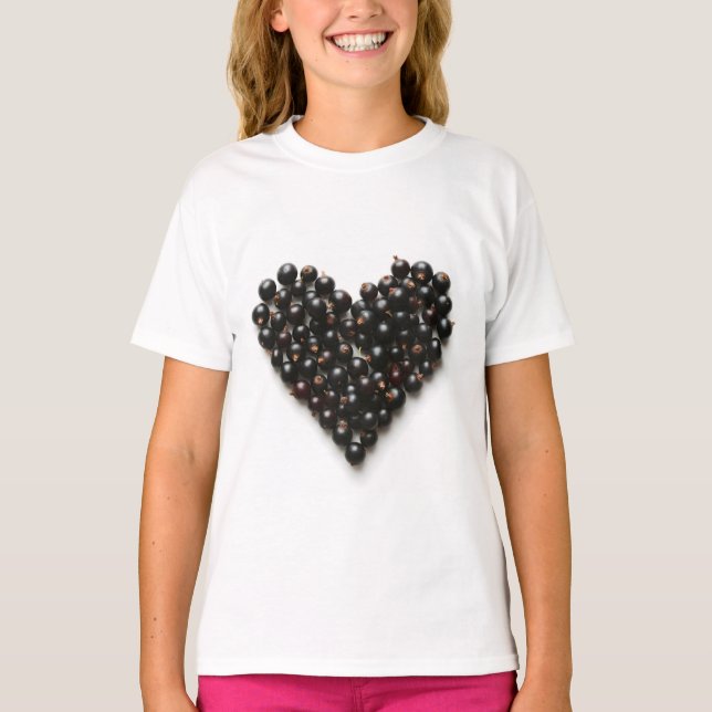 Camiseta Corazón de la corriente negra (Anverso)