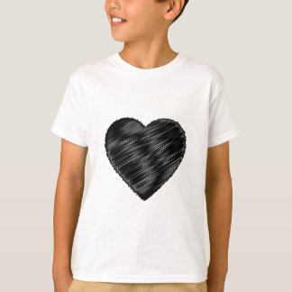 Camiseta Corazón de la franja negra