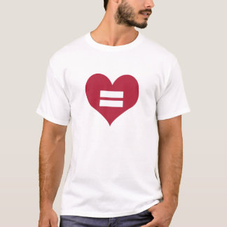 Camiseta Corazón de la igualdad de amor