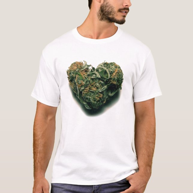 Camiseta corazón de la mala hierba (Anverso)