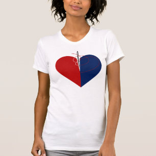 Camiseta Corazón de la moda