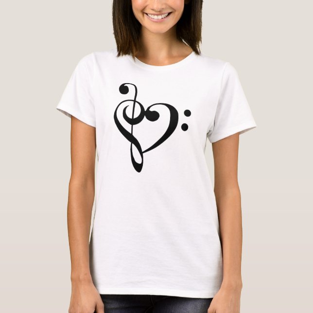 Camiseta Corazón de la música (Anverso)