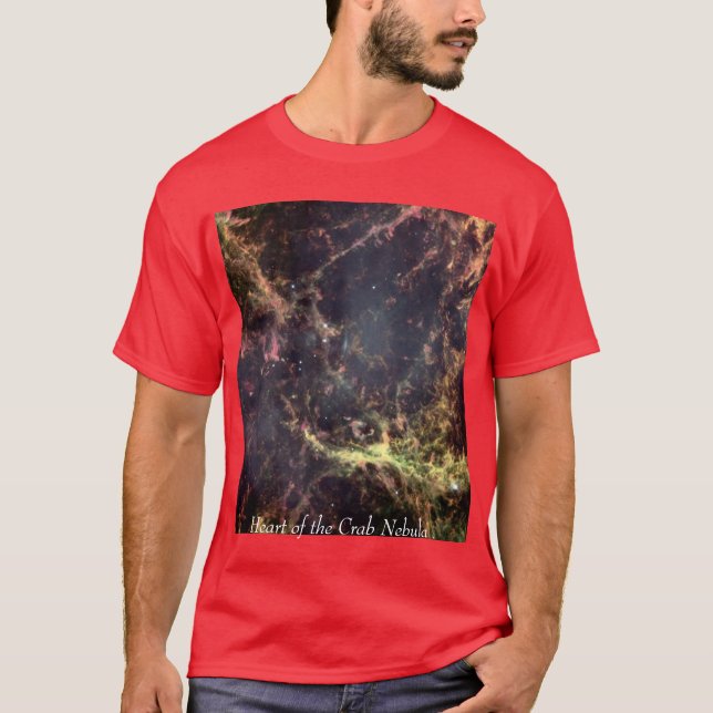Camiseta Corazón de la nebulosa cangrejo (Anverso)