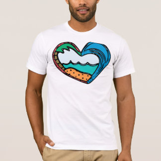 Camiseta Corazón de la onda