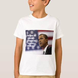 Camiseta Corazón de la pasión de Barack Obama