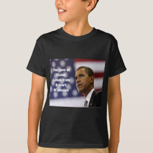 Camiseta Corazón de la pasión de Barack Obama