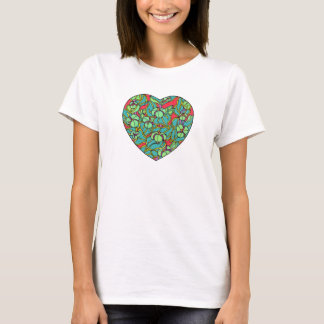 Camiseta Corazón de la purgación del Gopher