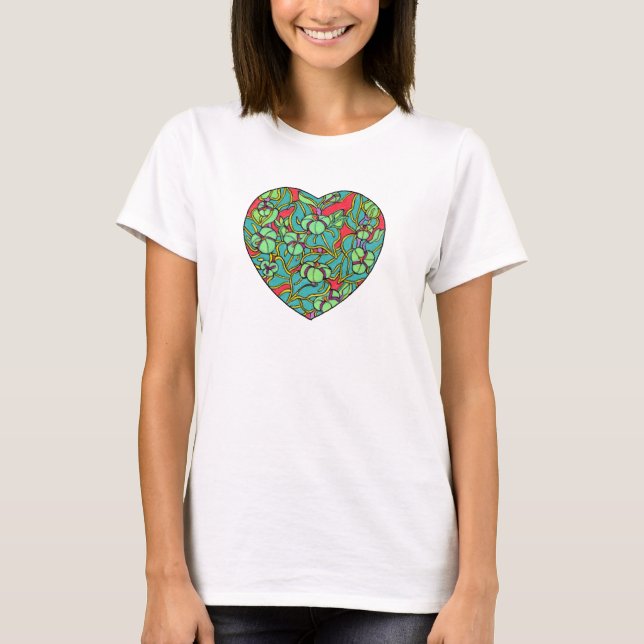 Camiseta Corazón de la purgación del Gopher (Anverso)