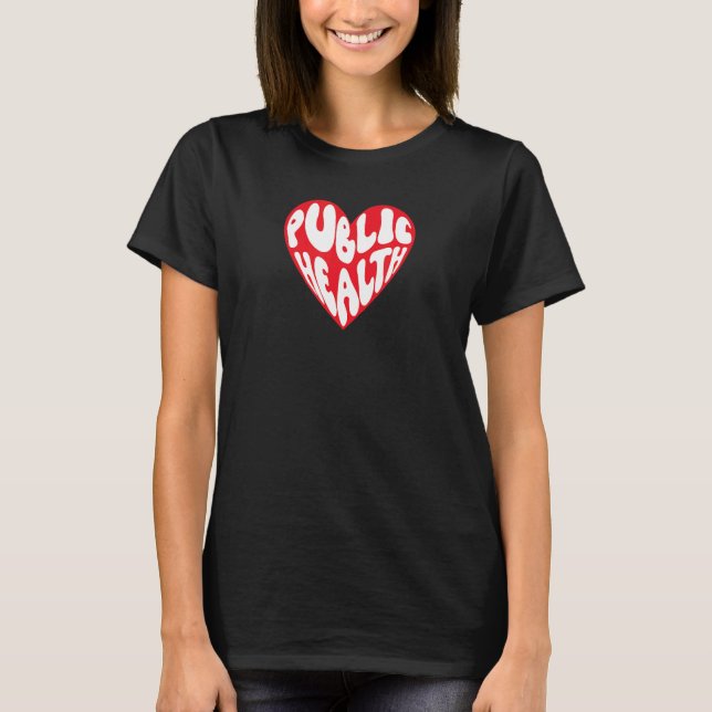 Camiseta Corazón de la Salud Pública (Anverso)