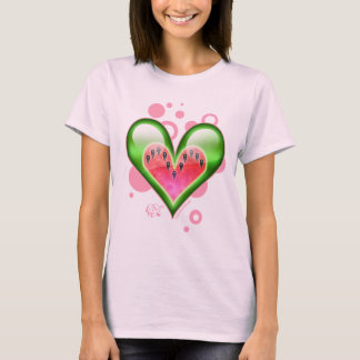 Camiseta Corazón de la sandía