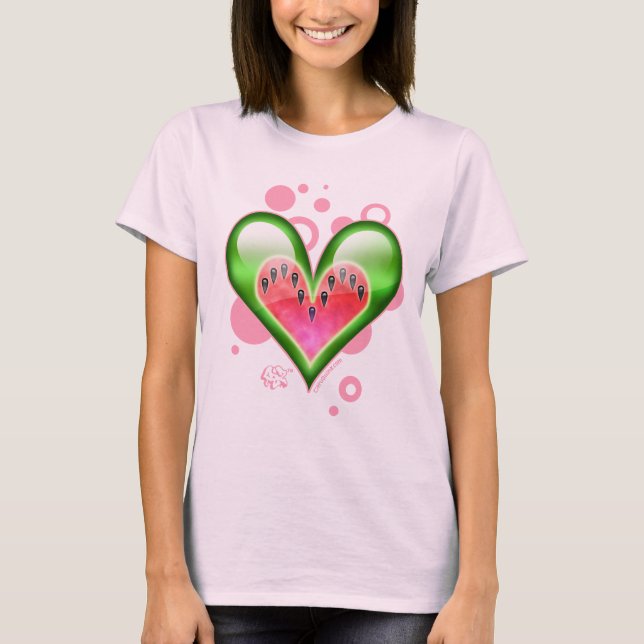 Camiseta Corazón de la sandía (Anverso)