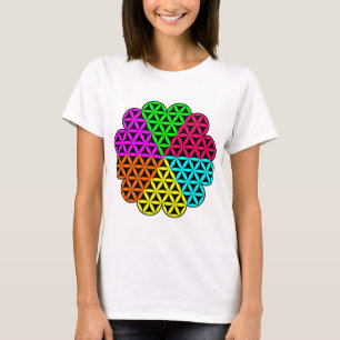 Camiseta Corazón de la vida X 6-Flor del corazón - Vector