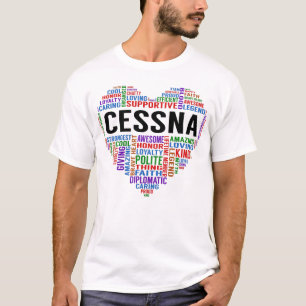 Camiseta Corazón de leyenda de CESSNA