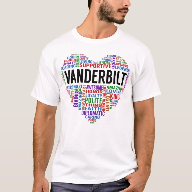 Camiseta Corazón de leyenda VANDERBILT (Anverso)
