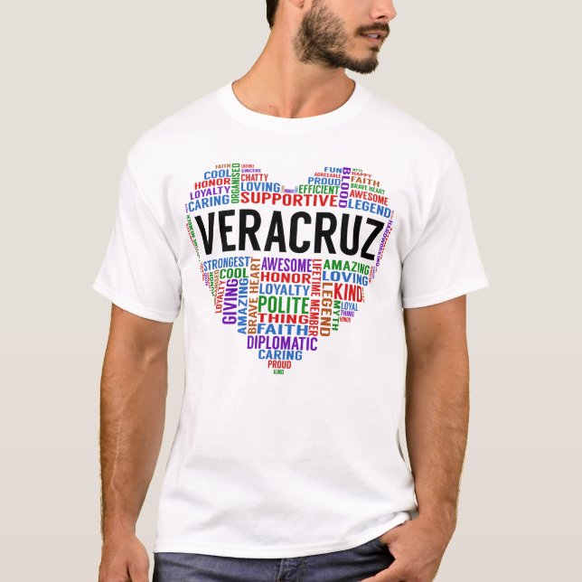 Camiseta Corazón de leyenda VERACRUZ (Anverso)