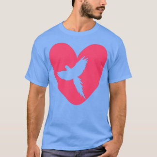 Camiseta Corazón de loros