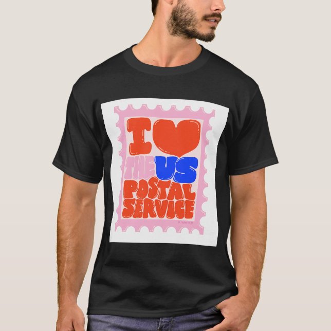Camiseta Corazón De Los Usps - El Peach (Anverso)