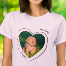 Corazón de Mamá de Mascota Foto Huellas de Pata
