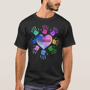 Camiseta Corazón de mano de Dock Builder