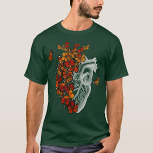 Camiseta Corazón de mariposa monarca de Tobe Fonseca