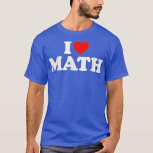 Camiseta Corazón de matemáticas de amor 1