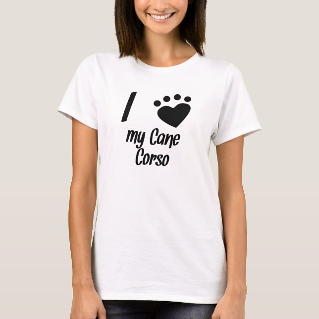 Camiseta Corazón de mi bastón (Anverso)