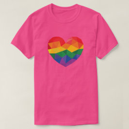 Camiseta Corazón de Orgullo GTB geométrico