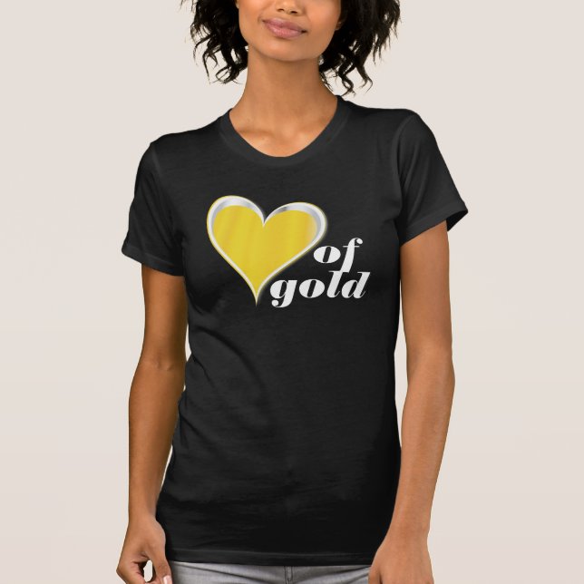 Camiseta Corazón de oro (Anverso)