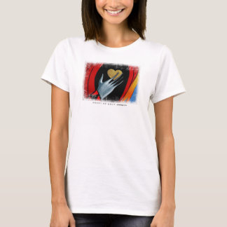 Camiseta corazón de oro