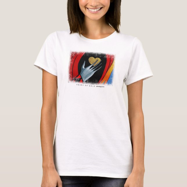Camiseta corazón de oro (Anverso)