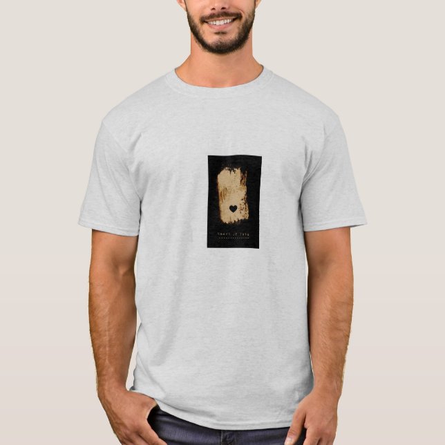 CAMISETA CORAZÓN DE ORO DE JOHNNY BULL (Anverso)