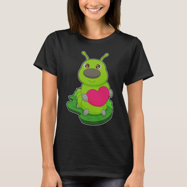 Camiseta Corazón de oruga (Anverso)