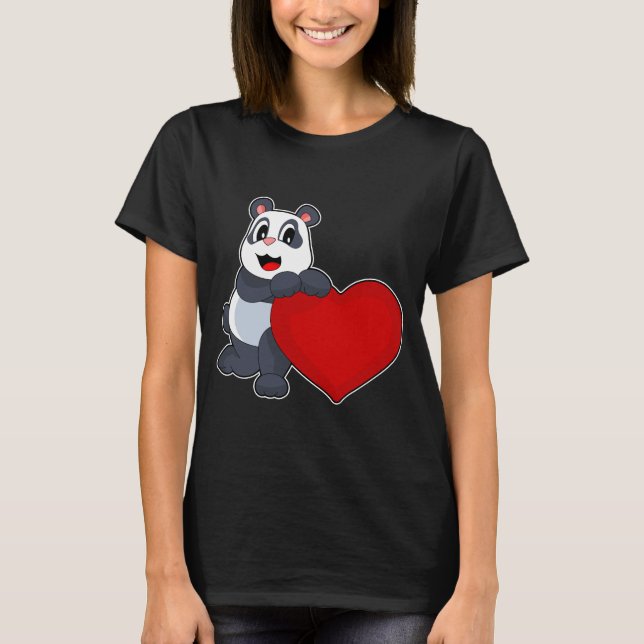 Camiseta Corazón de Panda (Anverso)