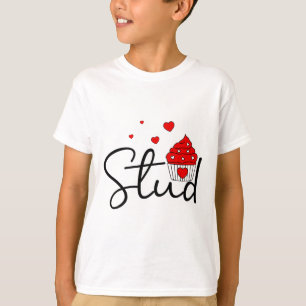 Camiseta Corazón de pareja de amor Corazón Stud Muffin Cupc