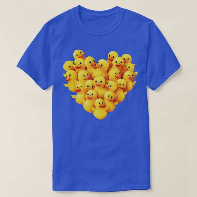 Camiseta Corazón de pato bebé (Diseño del anverso)
