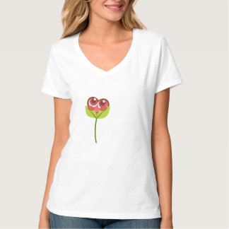 Camiseta corazón de peek a boo