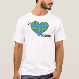 Camiseta Corazón de pelotas de bolas azules y verdes