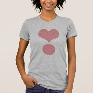 Camiseta Corazón de período de amor
