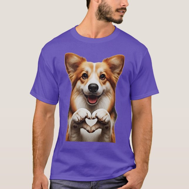 Camiseta Corazón de perrito (Anverso)