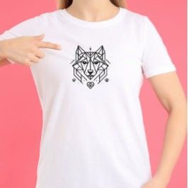 Camiseta corazón de perro