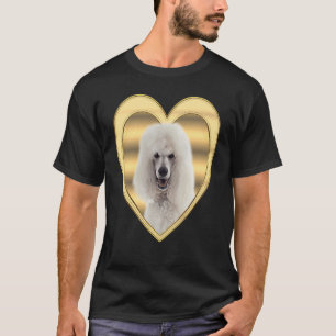 Camiseta Corazón de perro de caniche Pudel Poodle