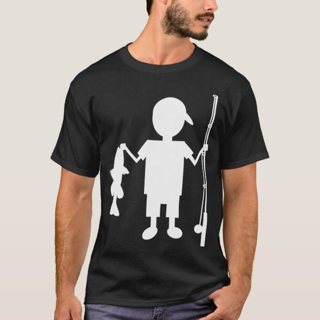 Camiseta Corazón de pesca y caza (Anverso)