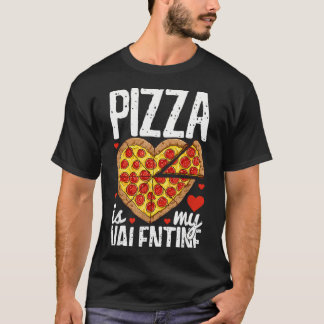 Camiseta Corazón de Pizza Día de San Valentín Hombres Mujer