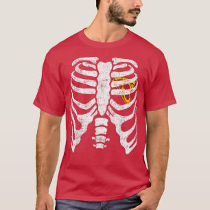 Camiseta Corazón De Pizza En Ropa Xrax Ropa De Esqueleto Ho