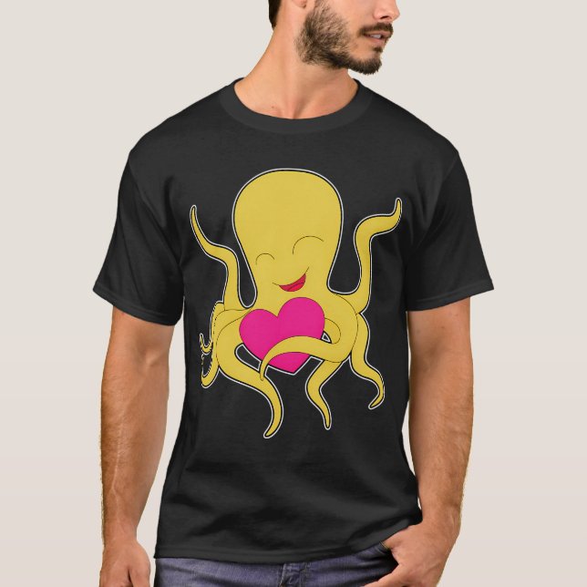 Camiseta Corazón de Pulpo (Anverso)