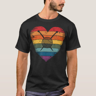 Camiseta Corazón de punto divertido