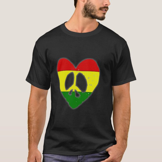 Camiseta Corazón de Rasta (Anverso)