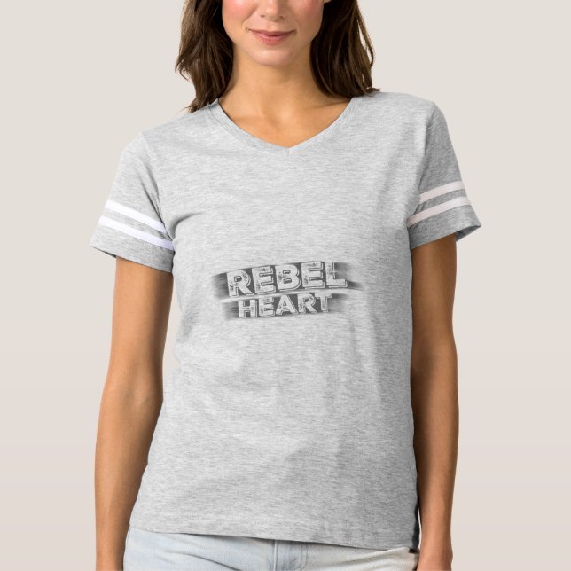 Camiseta Corazón de Rebel (Anverso)